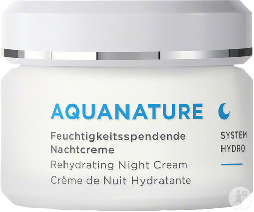 Annemarie Borlind Aquanature System Hydro Feuchtigkeitspendende Nachtcreme Tiegel 50ml