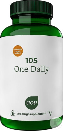 AOV 105 One Daily Nahrungsergänzungsmittel 60 Pflanzliche Kapseln