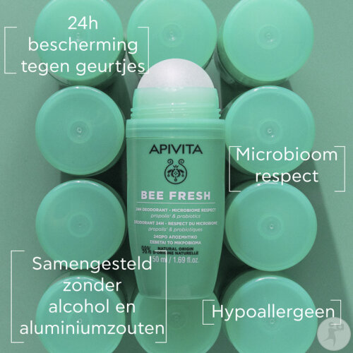 Apivita Bee Fresh 24h Deodorant Microbiome Respect 50ml-2