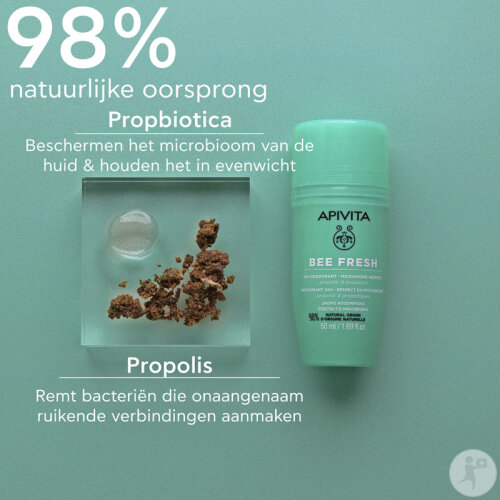 Apivita Bee Fresh 24h Deodorant Microbiome Respect 50ml-3