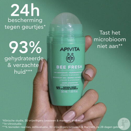 Apivita Bee Fresh 24h Deodorant Microbiome Respect 50ml-7