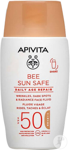 Apivita Bee Sun Safe Daily Age Repair Getöntes Gesichtsfluid SPF50 50ml