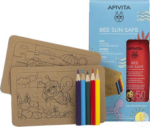 Apivita Bee Sun Safe Kids Spray SPF50 Und Geschenk