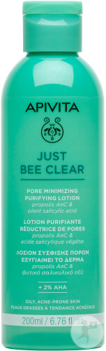 Apivita Just Bee Clear Porenverfeinernde Reinigungslotion Flasche 200ml