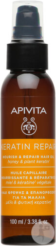 Apivita Keratin Repair Nährendes Haaröl Nährendes Und Reparierendes Haaröl Pumpflasche 100ml