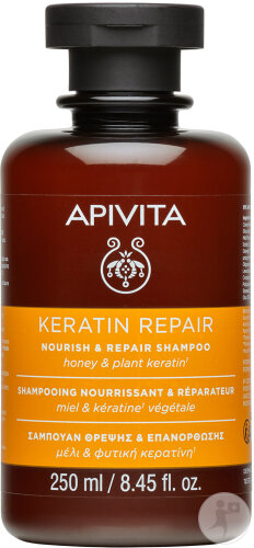 Apivita Keratin Repair Nährendes Und Reparierendes Shampoo Flasche 250ml