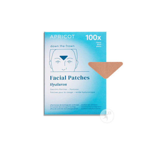 Apricot Down The Frown Gesichtspatches Anti-Falten Hyaluron 100 Stück-2