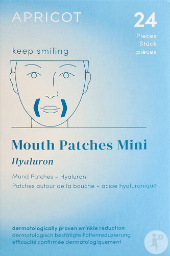 Apricot Keep Smiling Patches Rund Um Den Mund Mini Hyaluron 24 Stück
