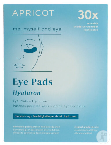 Apricot Me Myself And Eye Patches Für Die Augen Hyaluron Wiederverwendbar 2 Stück
