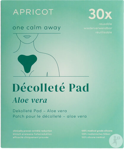 Apricot One Calm Away Pad Dekolleté Aloe Vera Wiederverwendbar 1 Stück
