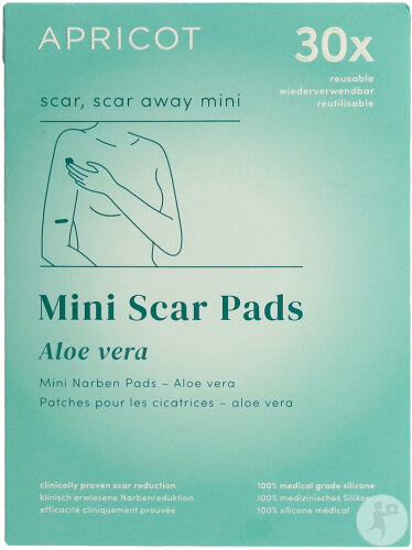 Apricot Scar Scar Away Patches Für Narben Wiederverwendbar Mini 4 Stück