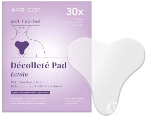 Apricot Soft-Hearted Pad Dekolleté Ectoin Wiederverwendbar 1 Stück