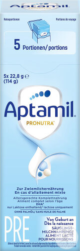 Aptamil Pronutra Pre Säuglingsmilch Pulver Portionsdose 114g