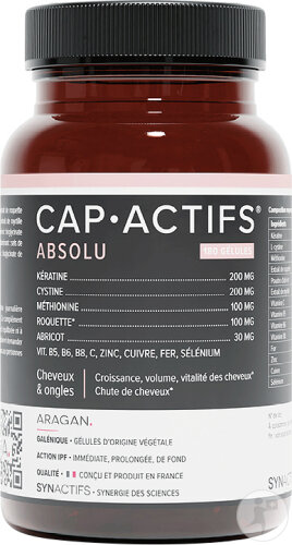 Aragan Synactifs Capactifs Absolu Haar Und Nägel Keratin 180 Kapseln