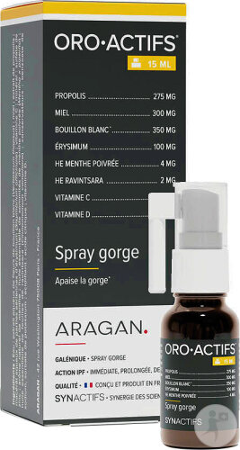 Aragan Synactifs Oroactifs Hals Spray 15ml