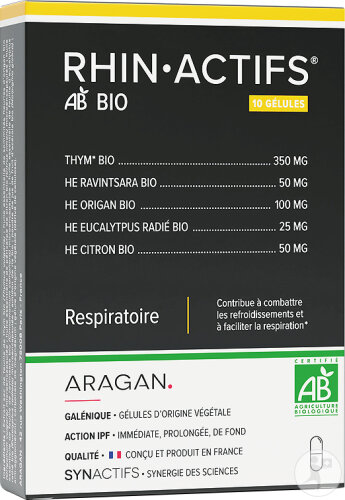 Aragan Synactifs Rhinactifs Bio Respiratory 10 Kapseln