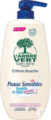 Arbre Vert Cremedusche Familienformat Monoi Flasche 720ml