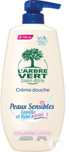 Arbre Vert Duschcreme Empfindliche Haut Familie Und Baby 720ml