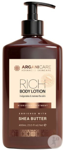 Arganicare Bodylotion Mit Sheabutter Pumpspender 400ml