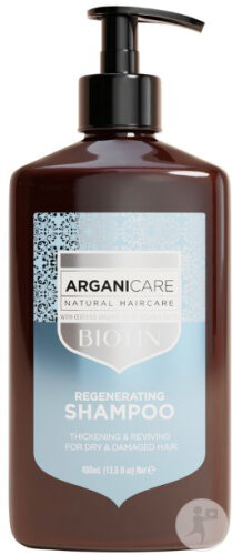 Arganicare Regenerierendes Shampoo Biotin Trockenes Und Geschädigtes Haar Pumpspender 400ml