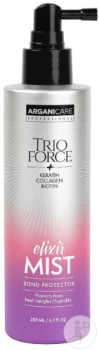 Arganicare Schutzspray Trio Kraft Hitzeschutz/Feuchtigkeit/Anti-Frizz 200ml
