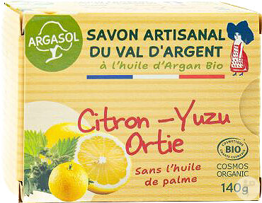 Argasol Seife Zitrone Yuzu-Brennnessel 140g