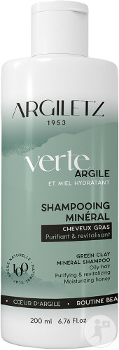 Argiletz Cœur D'Argile Shampoo Grüne Tonerde Fettige Haare Flakon 200ml