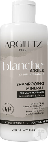 Argiletz Cœur D'Argile Shampoo Weiße Tonerde Normales Haar Tube 200ml