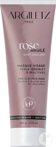 Argiletz Gesichtsmaske Rosa Tonerde Gebrauchsfertig Empfindliche Zerbrechliche Haut 100g