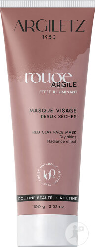 Argiletz Gesichtsmaske Roter Tonerde Gebrauchsfertig Trockene Haut Tube 100g