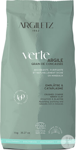 Argiletz Grüne Tonerde Grob Beutel 1kg