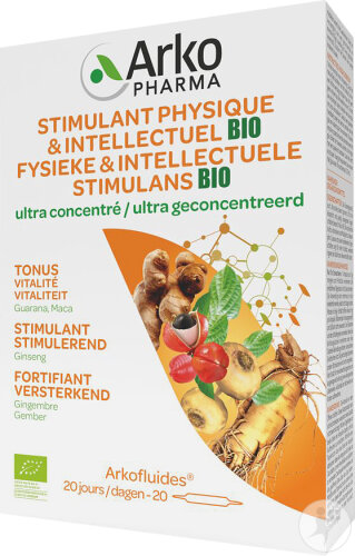 Arkofluides Körper Energie Bio Ampullen 20x15ml