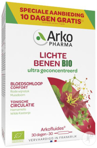 Arkofluides Leichte Beine Bio Venenkomfort Und Durchblutung Tonikum Ampullen 30x10ml