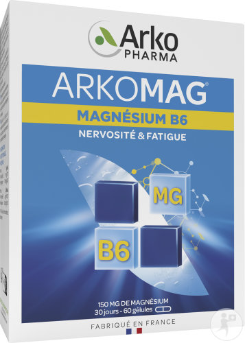 Arkopharma Arkomag Magnesium B6 Nervosität Und Müdigkeit 60 Kapseln