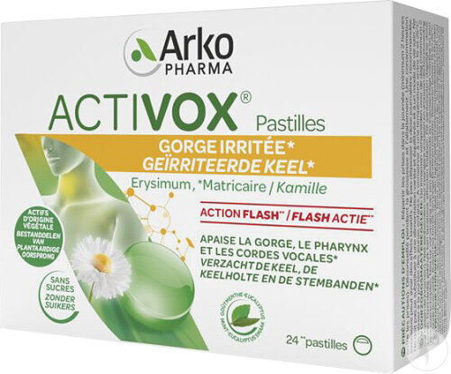 Arkopharma Activox Für Den Hals Eukalyptus-Minze-Geschmack 60 Lutschpastillen