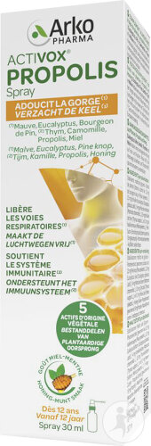 Arkopharma Activox Propolis Honig-Zitronen-Spray Zur Linderung Von Halsschmerzen 30ml