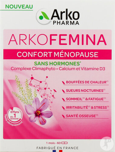 Arkopharma Arkofemina Menopause-Komfort 60 Kapseln