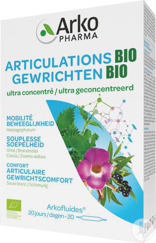 Arkopharma Arkofluide Gelenke Bio 20x10ml Ampullen