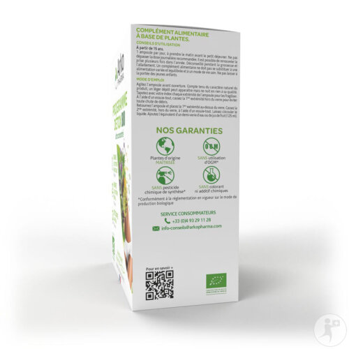 Arkopharma Arkofluides Detox Programm Dreifache Wirkung Ultra Konzentriert 30 Ampullen-2