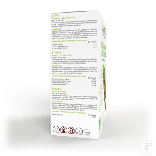 Arkopharma Arkofluides Detox Programm Dreifache Wirkung Ultra Konzentriert 30 Ampullen-3