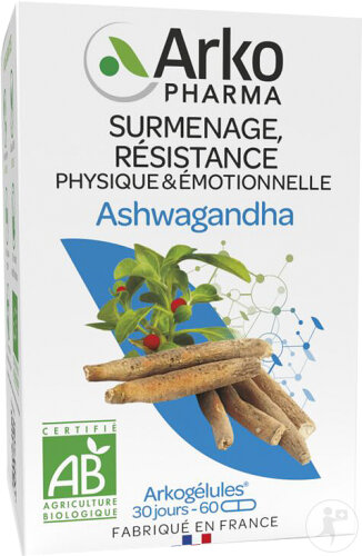 Arkopharma Arkogélules Ashwagandha Bio 60 Kapseln