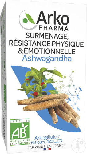 Arkopharma Arkokapseln Körperliche & Emotionale Belastung Ashwagandha Bio 120 Kapseln