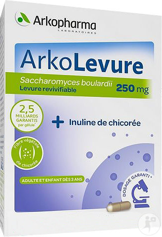 Arkopharma ArkoLevure Wiederbelebbare Hefe 30 Kapseln