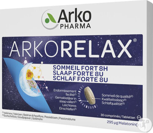 Arkopharma Arkorelax Schlaf Fort 8H Erleichtertes Einschlafen 30 Tabletten Promo