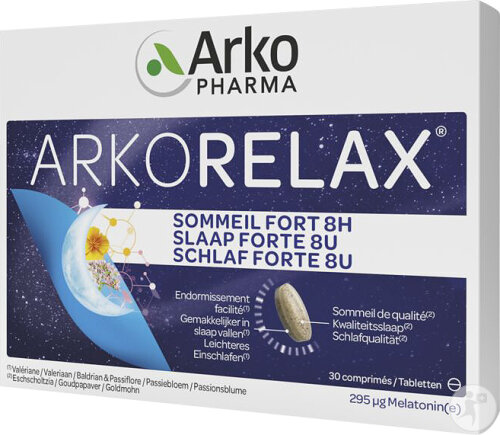 Arkopharma Arkorelax Starker Schlaf 8h Tabletten 30