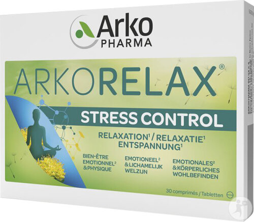 Arkopharma Arkorelax Stresskontrolle Duopack 30 Tabletten