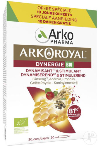 Arkopharma Arkoroyal Dynergie Belebend Und Stimulierend 30 Ampullen Promo