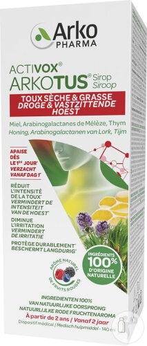Arkopharma Arkotus Sirup Flasche 140ml
