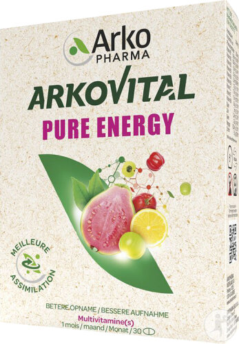 Arkopharma Arkovital Pur'Energie Multivitamine 30 Tabletten Neue Formel