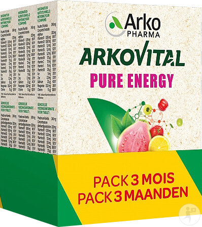 Arkopharma Arkovital Reine Energie Multivitamine 3 Monate Pack 3x30 Tabletten